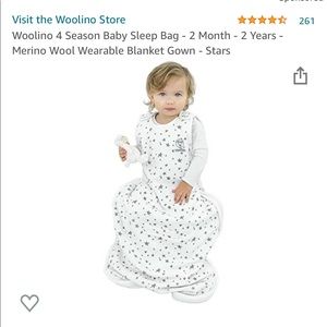 Woolino 4 season baby sleep bag 2-24 months